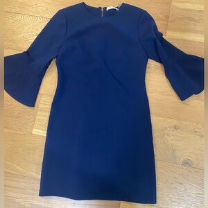 Alice + Olivia Navy Blue zipper back Dress women’s 6 EUC